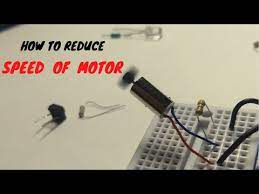 reduce sd of dc motor using resistor