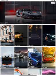 car wallpapers full hd on the app