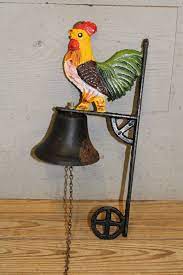 Rooster Wall Mount Dinner Bell