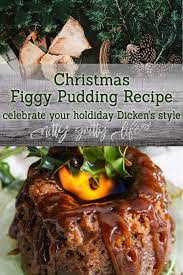 Charles Dickens Style Traditional Christmas Figgy Pudding Recipe gambar png