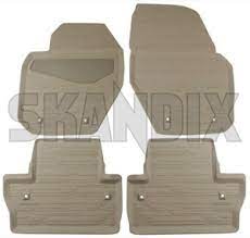 floor accessory mats rubber soft beige