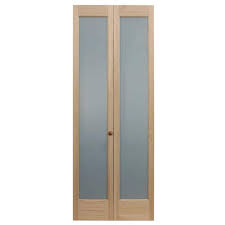 Lite Pine Wood Interior Bi Fold Door