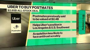uber is said to agree to postmates