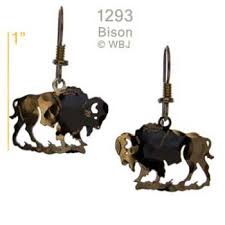 buffalo earrings gold french curve jewelry usa