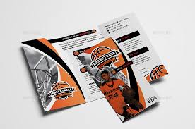 Basketball Tri Fold Brochure Template