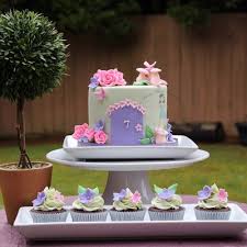 Fairy Garden Cake Decorating Photos
