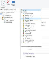 how to set the asp net version for a