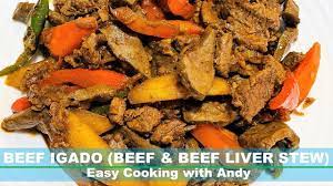 beef igado a filipino traditional beef