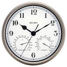 Westclox Indoor Outdoor Clock With