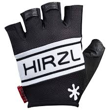Hirzl Grippp Comfort Sf Short Finger Gloves Unisex White Black