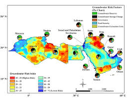 6 Average Spatial Variations In Groundwater Depletion Risk