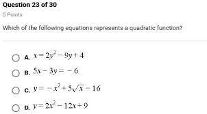 A Quadratic Function