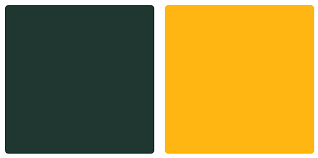 Green Bay Packers Color Codes Hex Rgb