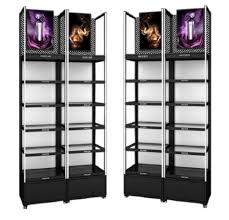 cosmetic display cabinets shelves