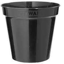 stewarts plastic flower pot 10 black
