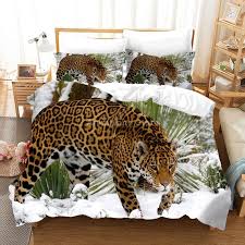 Purple Leopard Fashion Bedding Set Mn
