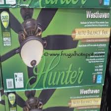 The fan comes with a remote control, which i would prefer not to use. Costco Sale Hunter Westhaven Ceiling Fan 119 99
