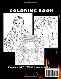 In case you don\'t find what you are looking for, use the top search bar. Tik Tok Coloring Book 46 Fun Coloring Pages Trendy In Tiktok High Flower Arts Amazon Sg Books