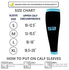 Sb Sox Compression Calf Sleeves 2030mmhg For Men