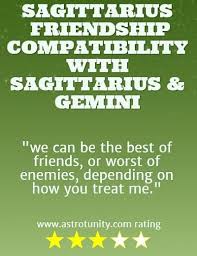 Sagittarius Friendship Compatibility Gemini Sagittarius