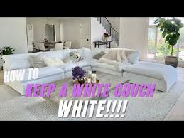 white couch white