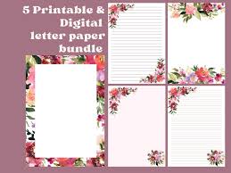 fl writing letter paper template