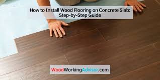 install wood flooring on concrete slab