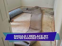should i replace my water damaged carpet