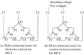 480 277 volt motor wiring diagram. Reversing The Rotation Of A Three Phase Induction Motor