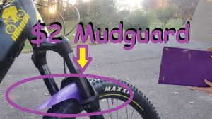 diy 2 mtb mudguard you