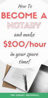 Sandvick worked as a civil litigator in california for over 7 years. How To Become A Notary Earn 200 Per Hour In Your Spare Time The Money Snowball