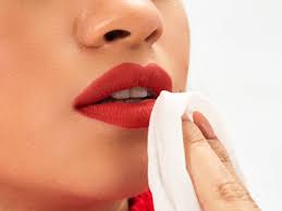 how to remove red lipstick without
