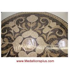 rosea 60 honed mosaic floor medallion