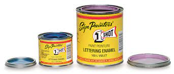 1 Shot Lettering Enamel Paint And Set
