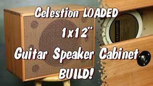 1x12 guitar speaker cabinet build