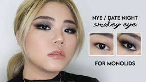 sparkly smokey eye look for nye date