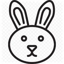 A wide variety of bunny face mask options are available to you, such as standard, shelf life, and applicable people. Bunny Face Icon Of Line Style Available In Svg Png Eps Ai Icon Fonts