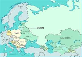 map of iron curtain and ex u s s r