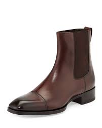 In the end, however, the brown shade you're going to choose depends solely on your style and my favorite combination is a pair of brown leather chelsea boots with a charcoal suit. The Right Chelsea Boot To Wear With A Suit Gq