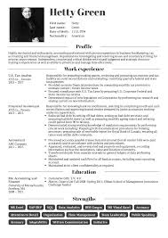 Resume Examples By Real People Cpa Tax Accountant Resume Sample