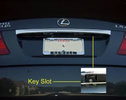 May 04, 2019 · a basic key with a security chip that starts the car and locks and unlocks the doors through the key cylinder on the door. Emergency Trunk Opening Procedure Clublexus Lexus Forum Discussion