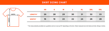 Sizing Charts Loot Crate Help Center