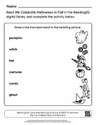 Ap word family picture and word match. Word Picture Match Halloween Worksheets Teaching Resources Tpt