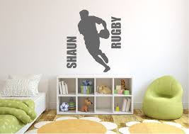 Rugby Player Grafix Wall Art Small