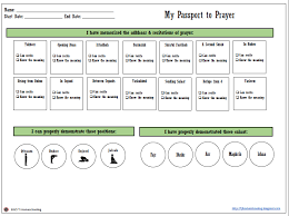 Passport To Prayer Progress Chart Tj Homeschooling