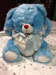 blue magic stuffed toy teddy bear
