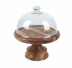 Platter Multicolor Wooden Cake Stand