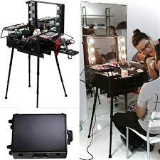hollywood led makeup case trolley