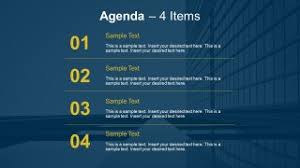 Simple Agenda Slides For Powerpoint