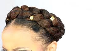 The hairstyle works well for both medium and long hair. Video Tutorial For The Halo Braid Crown Braid With Kanekalon Hair